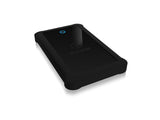 ICY BOX IB-233U3-B Enclosure for 1x HDD - SSD 2.5" with USB 3.0, Silicone protection