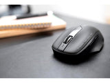 CHERRY MW 2310 USB Wireless Optical Mouse, 6 Button, 1000 - 1600 - 2400 DPI, Black, 2 x AA