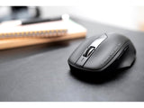 CHERRY MW 2310 USB Wireless Optical Mouse, 6 Button, 1000 - 1600 - 2400 DPI, Black, 2 x AA