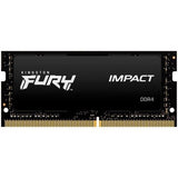 KINGSTON SODIMM FURY Impact 32GB 3200MHz DDR4 Black, CL20, 260-Pin, Notebook