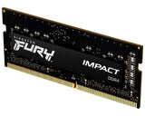 KINGSTON SODIMM FURY Impact 8GB 3200MHz DDR4 Black, CL20, 260-Pin, Notebook