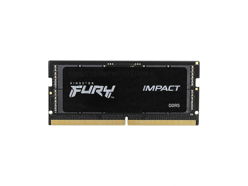 KINGSTON SODIMM FURY IMPACT 32GB 4800MHz DDR5 Black, CL38, 262-Pin, Notebook