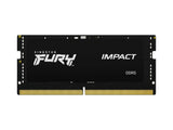 KINGSTON SODIMM FURY IMPACT 32GB 5600MHz DDR5 Black, CL40, 262-Pin, Notebook