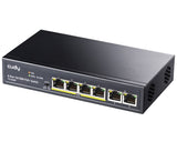 FS1006P PoE+ 6port switch