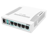 (CSS106-5G-1S) RB260GS, SwOS, upravljivi switch