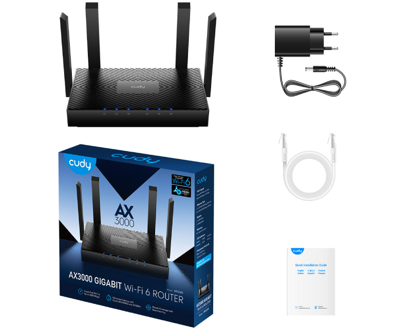 WR3000 AX3000 Gigabit Wi-Fi 6 ruter