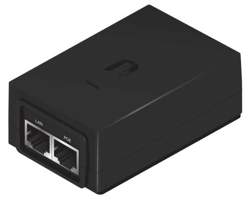 PoE 48V DC 0.5A adapter for Carrier Instalations - earth grounding - ESD protection (POE-48-24W-G)