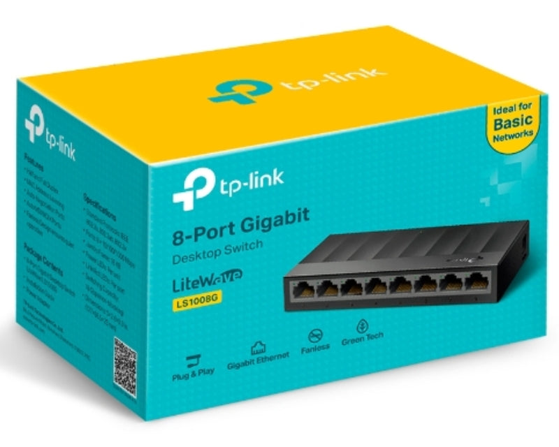 TL-LS1008G 8-Port 10 - 100 - 1000Mbps Desktop Switch