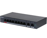 CS4010-8ET-110 10-Port Cloud Managed Desktop Switch with 8-Port PoE