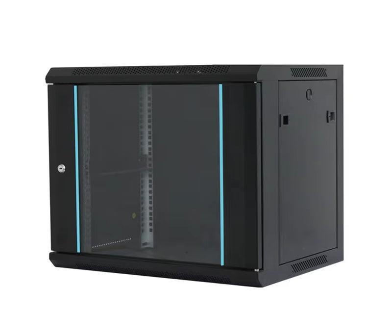 Rack orman nazidni, 9U, 600x600, staklena vrata