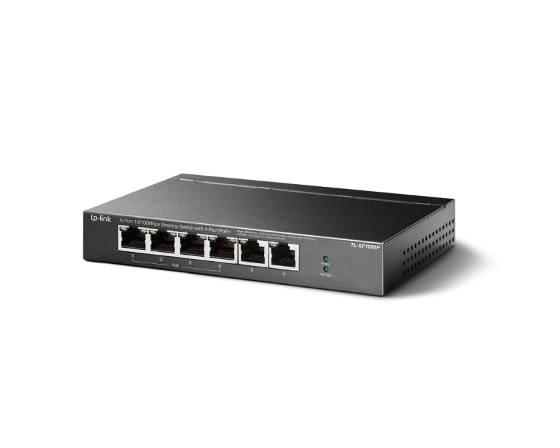 TL-SF1006P PoE switch 6 porta(4 poe+2)