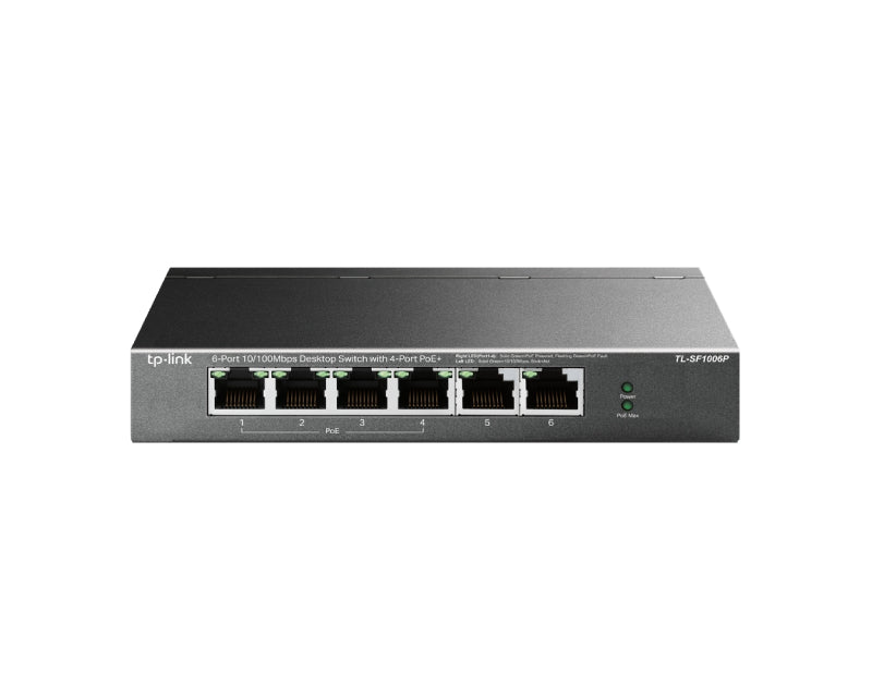 TL-SF1006P PoE switch 6 porta(4 poe+2)