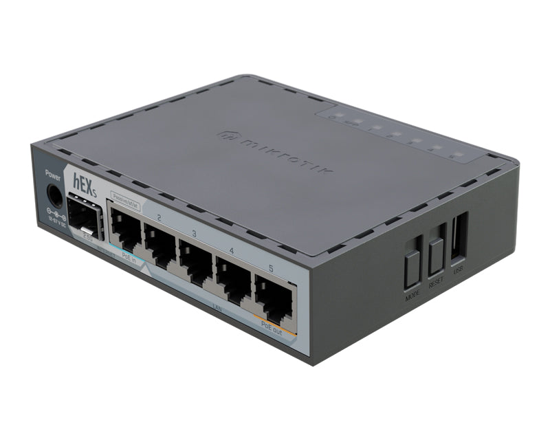 (E60iUGS) hEX S ruter, RouterOS L4 ver7