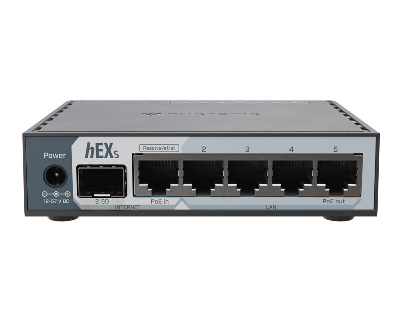 (E60iUGS) hEX S ruter, RouterOS L4 ver7