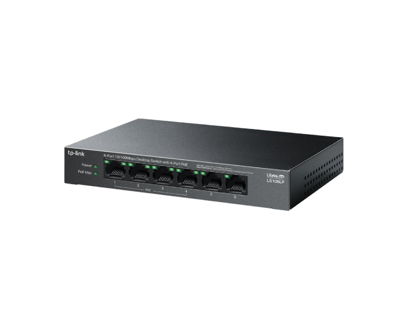 LS106LP(UN) 6-port 10 - 100mbps Desktop switch