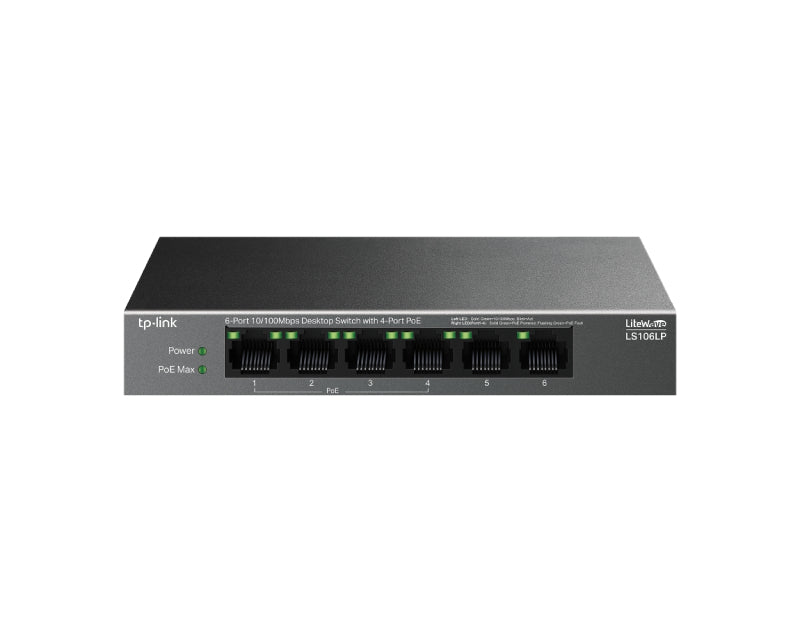 LS106LP(UN) 6-port 10 - 100mbps Desktop switch