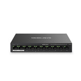 MS110P(UN) 0-Port 10 - 100Mbps Desktop Switch with 8-Port PoE+