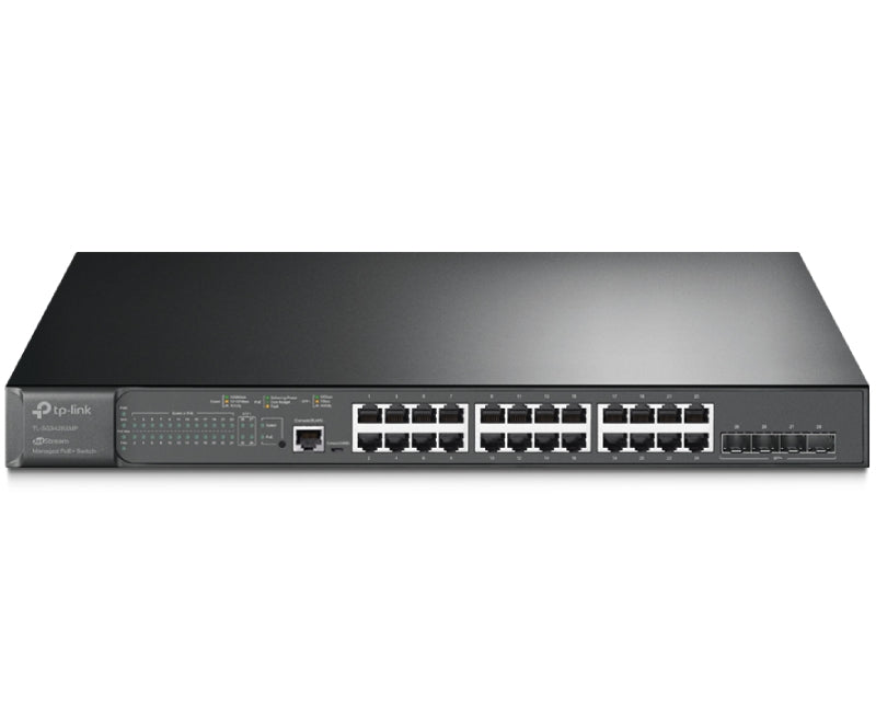 SG3428XMP Omada 28-Port upravljiv Switch sa 24- Porta PoE+ + 4-Port 10GE SFP+ L2+
