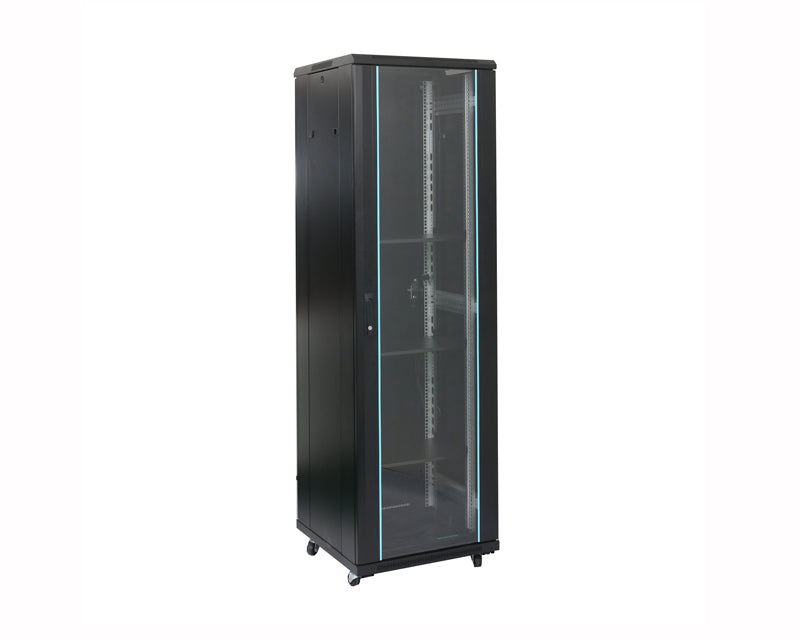Rack orman samostojeći, 22U, 600x800, staklena vrata (pakovanje od 3 kutije)