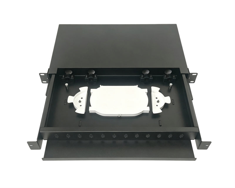 Fiber patch panel - 12-port - 1U - SC - SX