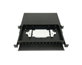 Fiber patch panel - 12-port - 1U - SC - DX