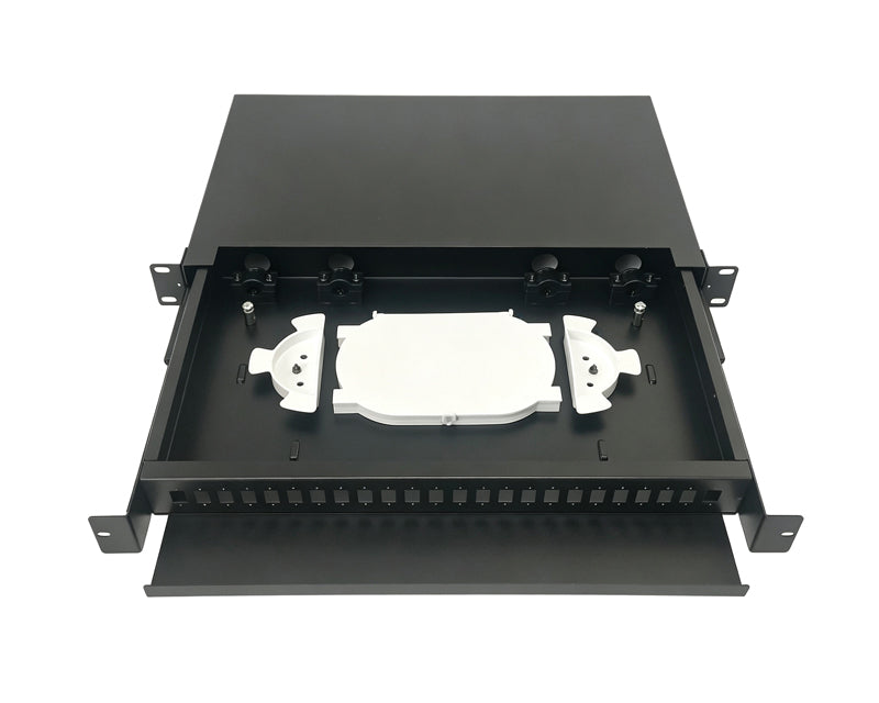 Fiber patch panel - 24-port - 1U - SC - SX