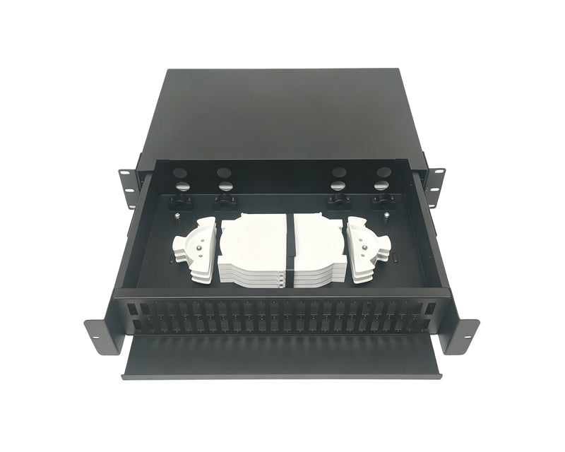 Fiber patch panel - 48-port - 2U - SC - DX