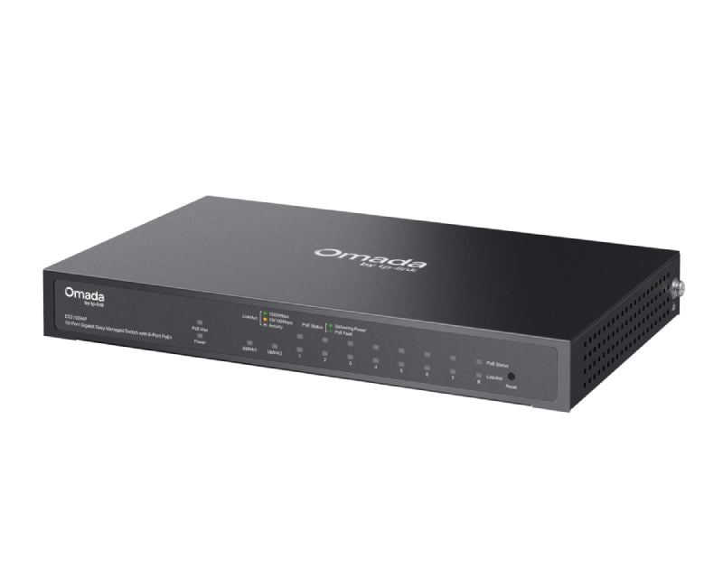 ES210GP Omada 10-Port Gigabit Switch sa 8-Port PoE+