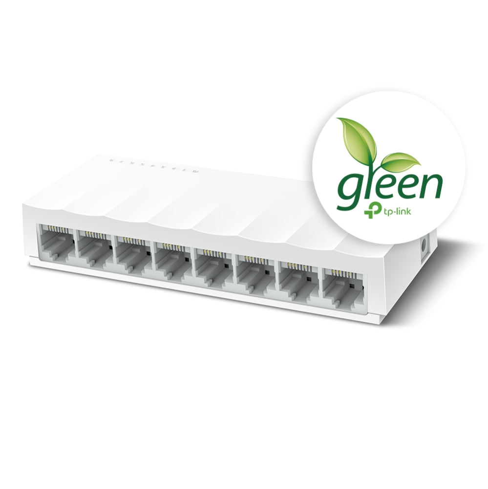 TP-LINK LS1008 8-Port 10 - 100Mbps Desktop Network Switch