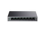 TP-LINK LS108GP 8-Port Gigabit Desktop Switch with 8-Port PoE+ , 62 W PoE Budget, Metal Casing