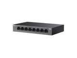 TP-LINK LS108GP 8-Port Gigabit Desktop Switch with 8-Port PoE+ , 62 W PoE Budget, Metal Casing