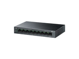 TP-LINK LS109P 9-Port 10 - 100Mbps Desktop Switch with 8-Port PoE+, 63 W PoE Budget, Up to 250 m