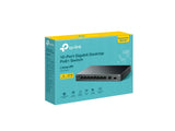 TP-LINK LS1210GP 10-Port Gigabit Desktop Switch with 8-Port PoE+, 61 W PoE Budget, 250 m, Metal case