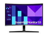 SAMSUNG Essential LED Curved Monitor S3 S39GD, 27",Full HD, 100Hz, 4000:1, 4 ms, 250 cd - m2, VGA - HDMI