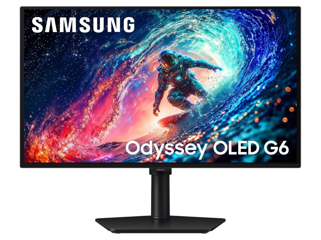 SAMSUNG 27" Odyssey QD-OLED G6 G61SH, QHD 2560 x 1440, 0.03ms, 240Hz, DP, HDMI, USB Hub, HAS - PIVOT