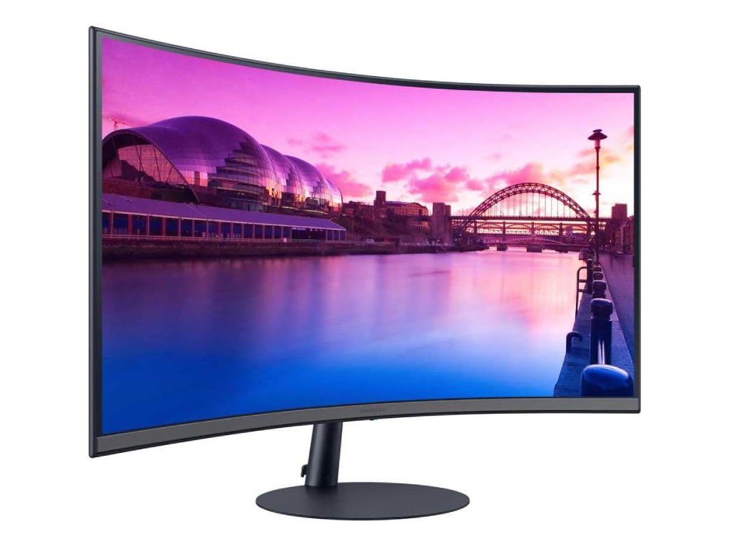 SAMSUNG LED Zakrivljeni Monitor T55, 32", Full HD, 75Hz, 3000:1, 4 ms, 250 cd - m2,DP - HDMI*2,Zvučnici