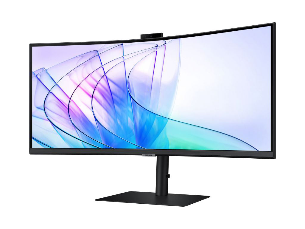 SAMSUNG Curved WQHD Monitor with Webcam S65VC, 34", 3440 x 1440, 100Hz, 5ms, DP - HDMI - USB Hub,Speaker