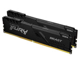 DIMM DDR4 64GB (2x32GB kit) 3200MT - s KF432C16BBK2 - 64 Fury Beast Black