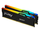 DIMM DDR5 64GB (2x32GB kit) 5200MT - s KF552C36BBEAK2-64 Fury Beast RGB EXPO
