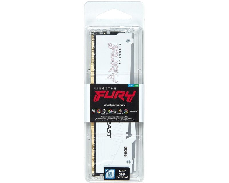 DIMM DDR5 16GB 5600MT - s KF556C36BWEA-16 Fury Beast RGB White Expo