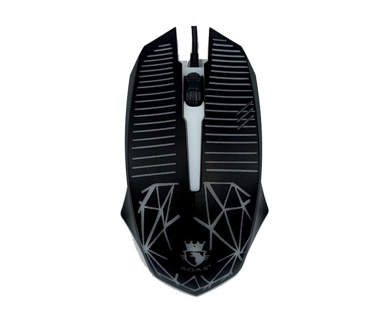 V06 RGB USB Optical gaming miš crni