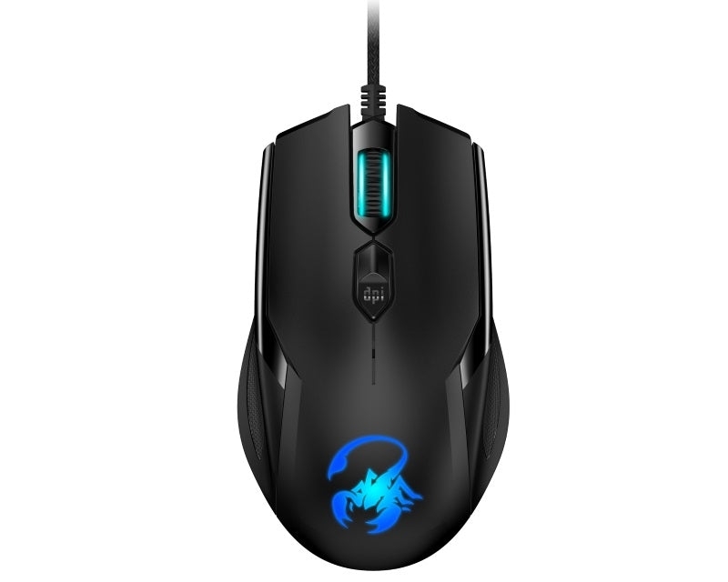 Ammox X1-600 USB Optical Gaming crni miš