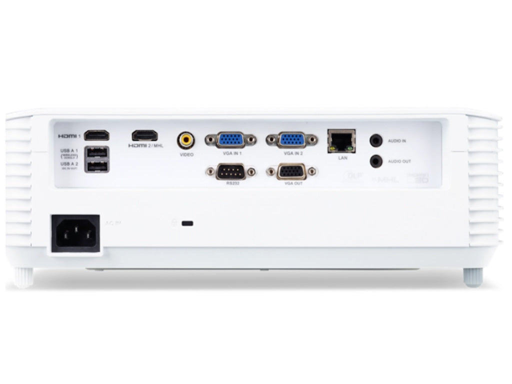 ACER S1386WH Projektor, DLP 3D, WXGA, 3600lm, 20000 - 1, HDMI, short throw 0.5, 2.7kg, EURO EMEA