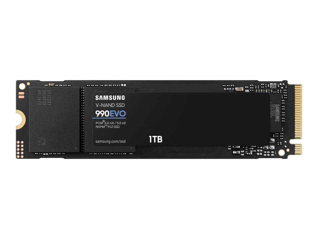 SAMSUNG M.2 SSD 1TB 990 EVO, PCI-E 4.0  -  5.0 NVMe 2.0, Read Up to 5000 MB - s, Write Up to 4200 MB - s