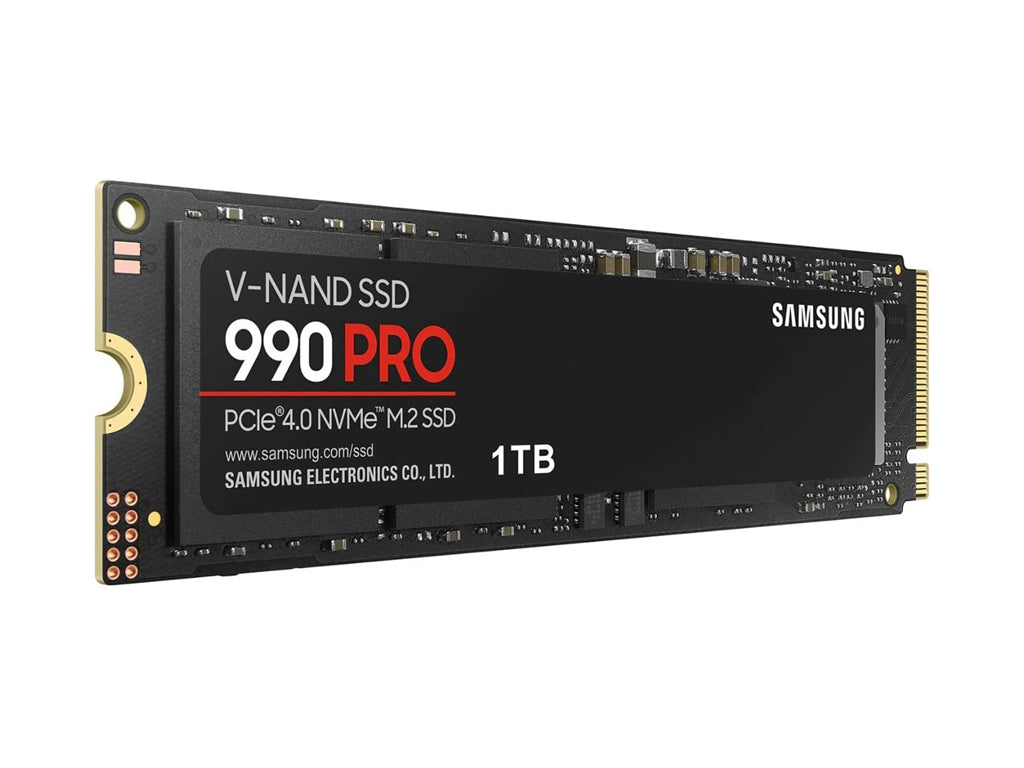 SAMSUNG M.2 SSD 1TB 990 PRO, PCI-E 4.0 NVMe 2.0, Read Up to 7450 MB - s, Write Up to 6900 MB - s