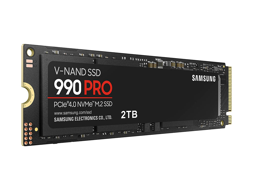 SAMSUNG M.2 SSD 2TB 990 PRO, PCI-E 4.0 NVMe 2.0, Read Up to 7450 MB - s, Write Up to 6900 MB - s