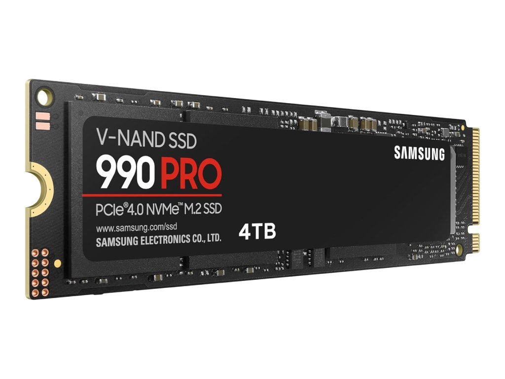 SAMSUNG M.2 SSD 4TB 990 PRO, PCI-E 4.0 NVMe 2.0, Read Up to 7450 MB - s, Write Up to 6900 MB - s