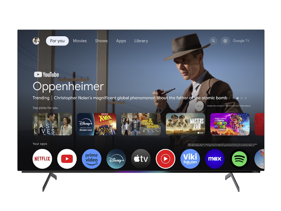 Tesla O55S949GUS OLED TV 55" ultra HD, Google TV Smart, 120HZ refresh rate, 2.1.2 sound system