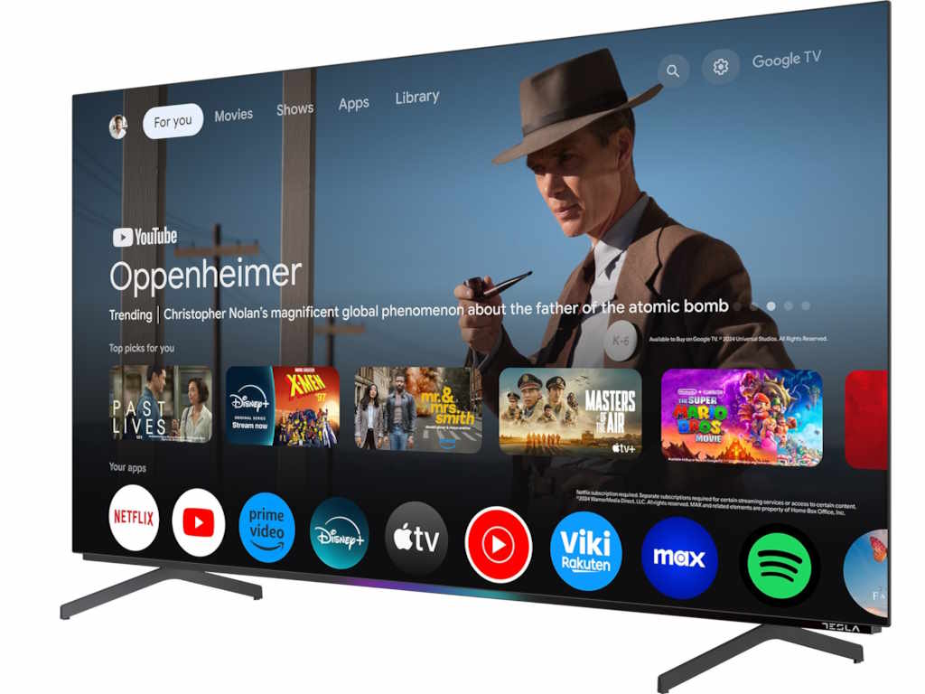 Tesla O65S949GUS OLED TV 65" ultra HD, Google TV Smart, 120HZ refresh rate, 2.1.2 sound system