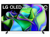 LG OLED42C31LA OLED TV 42" ultra HD, WebOS 23, Alpha 9 AI CPU 4K Gen6, Self lit piksel, magic remote